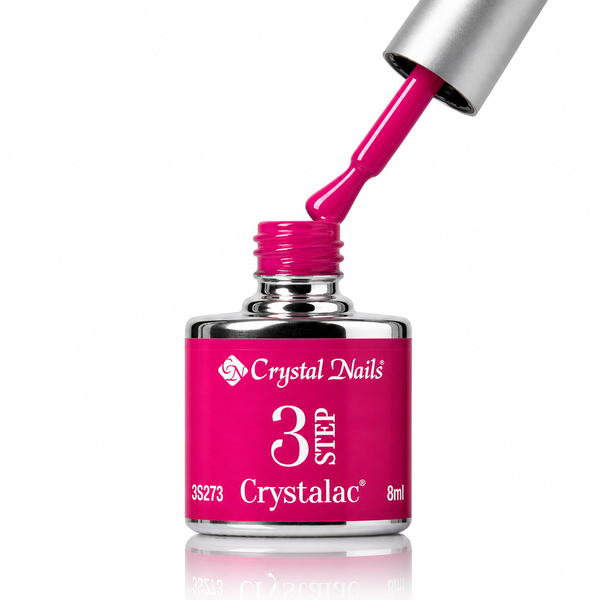3Step Crystalac 3S273 8ml - Crystal Nails - flacon și aplicator