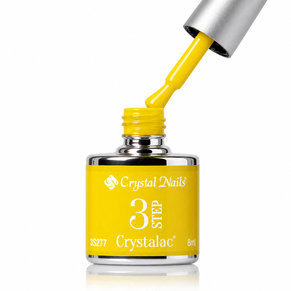 3Step Crystalac 3S277 8ml - Crystal Nails - flacon și aplicator