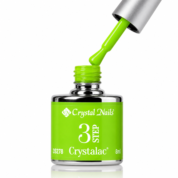 3Step Crystalac 3S278 8ml - Crystal Nails - flacon și aplicator