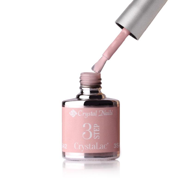 3Step Crystalac 3S42 8ml - Crystal Nails - flacon și aplicator