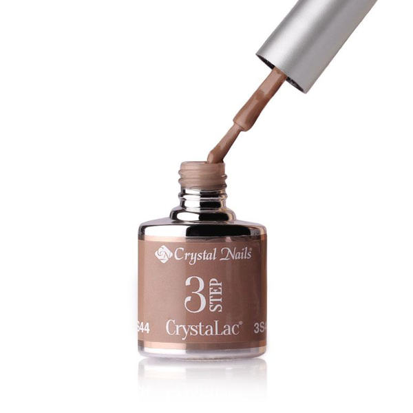 3Step Crystalac 3S44 8ml - Crystal Nails - flacon și aplicator
