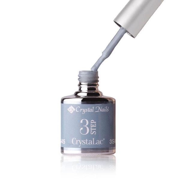 3Step Crystalac 3S45 8ml - Crystal Nails - flacon și aplicator