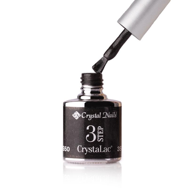 3Step Crystalac 3S50 8ml - Crystal Nails - flacon și aplicator