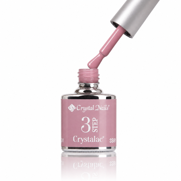 3Step Crystalac 3S51 8ml - Crystal Nails - flacon și aplicator