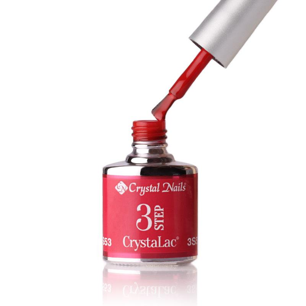 3Step Crystalac 3S53 8ml - Crystal Nails - flacon și aplicator