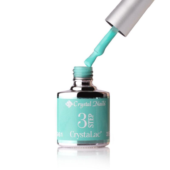 3Step Crystalac 3S61 8ml - Crystal Nails - flacon și aplicator