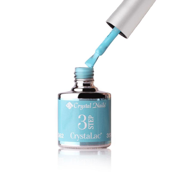 3Step Crystalac 3S62 8ml - Crystal Nails - flacon și aplicator