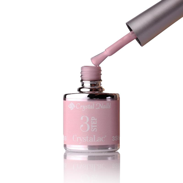 3Step Crystalac 3S66 8ml - Crystal Nails - flacon și aplicator
