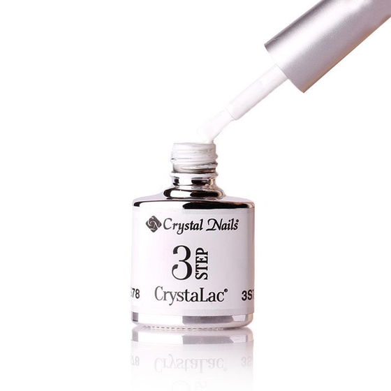 3Step Crystalac 3S78 8ml - Crystal Nails - flacon și aplicator