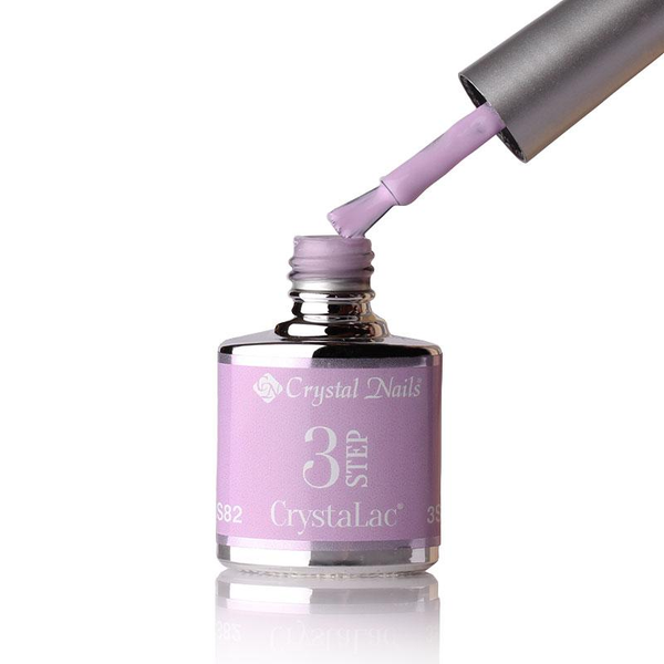 3Step Crystalac 3S82 8ml - Crystal Nails - flacon și aplicator