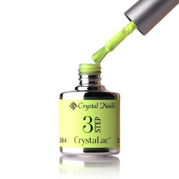 3Step Crystalac 3S84 8ml - Crystal Nails - flacon și aplicator
