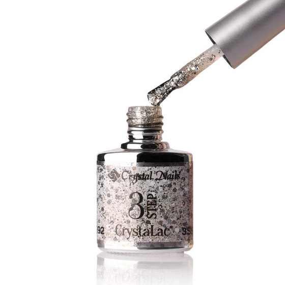 3Step Crystalac 3S92 8ml - Crystal Nails - flacon și aplicator