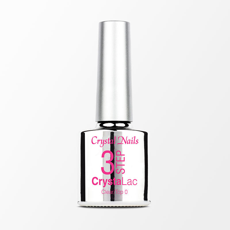 3Step CrystaLac - Clear/Top 0 - 8ml – Crystal Nails