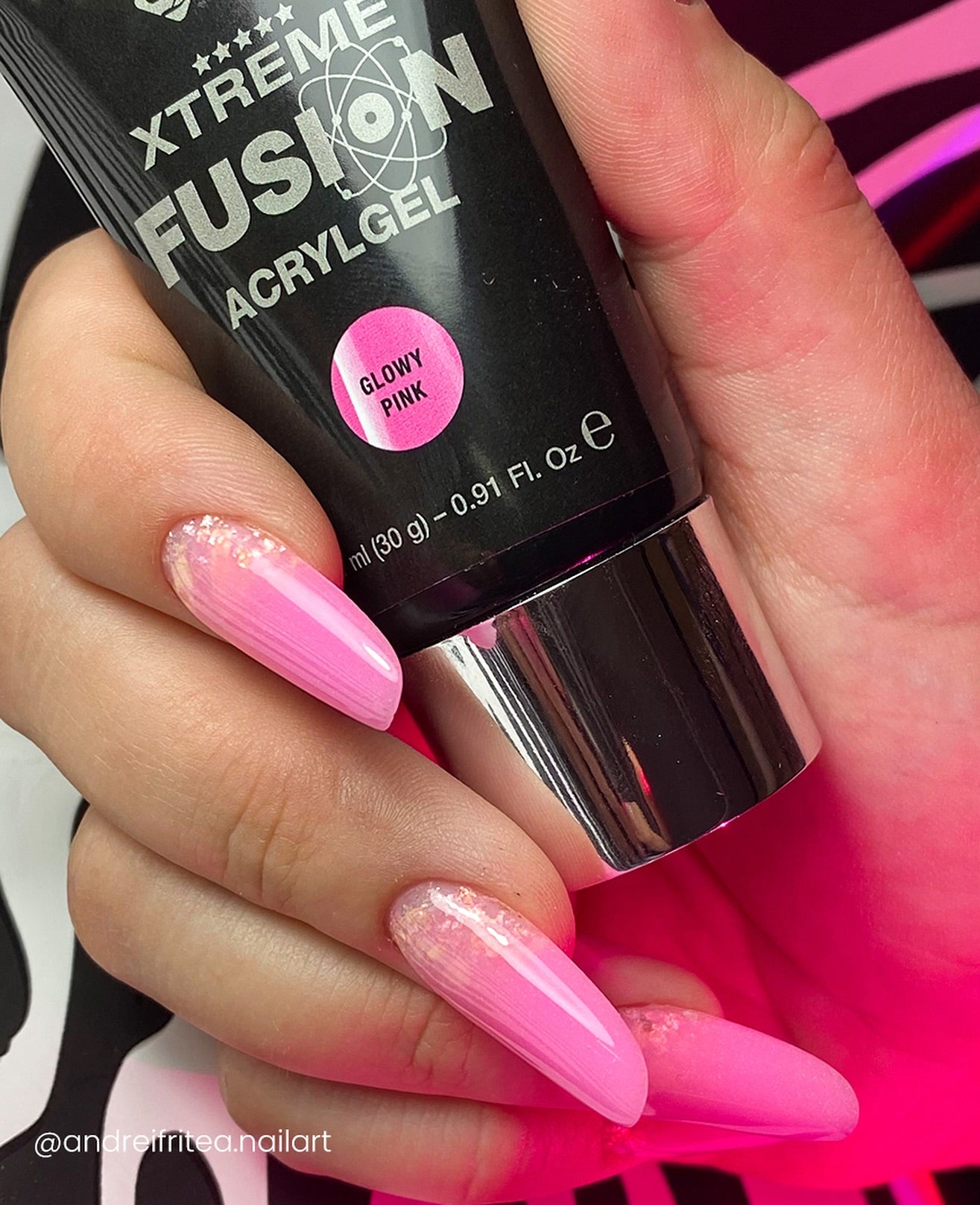 3step Crystalac HF3SG2 - Glowy Pink - 8ml – Crystal Nails