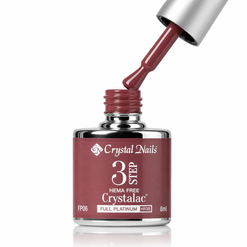 3Step Crystalac - Full Platinum - HF3S FP06 - 8ml - Crystal Nails