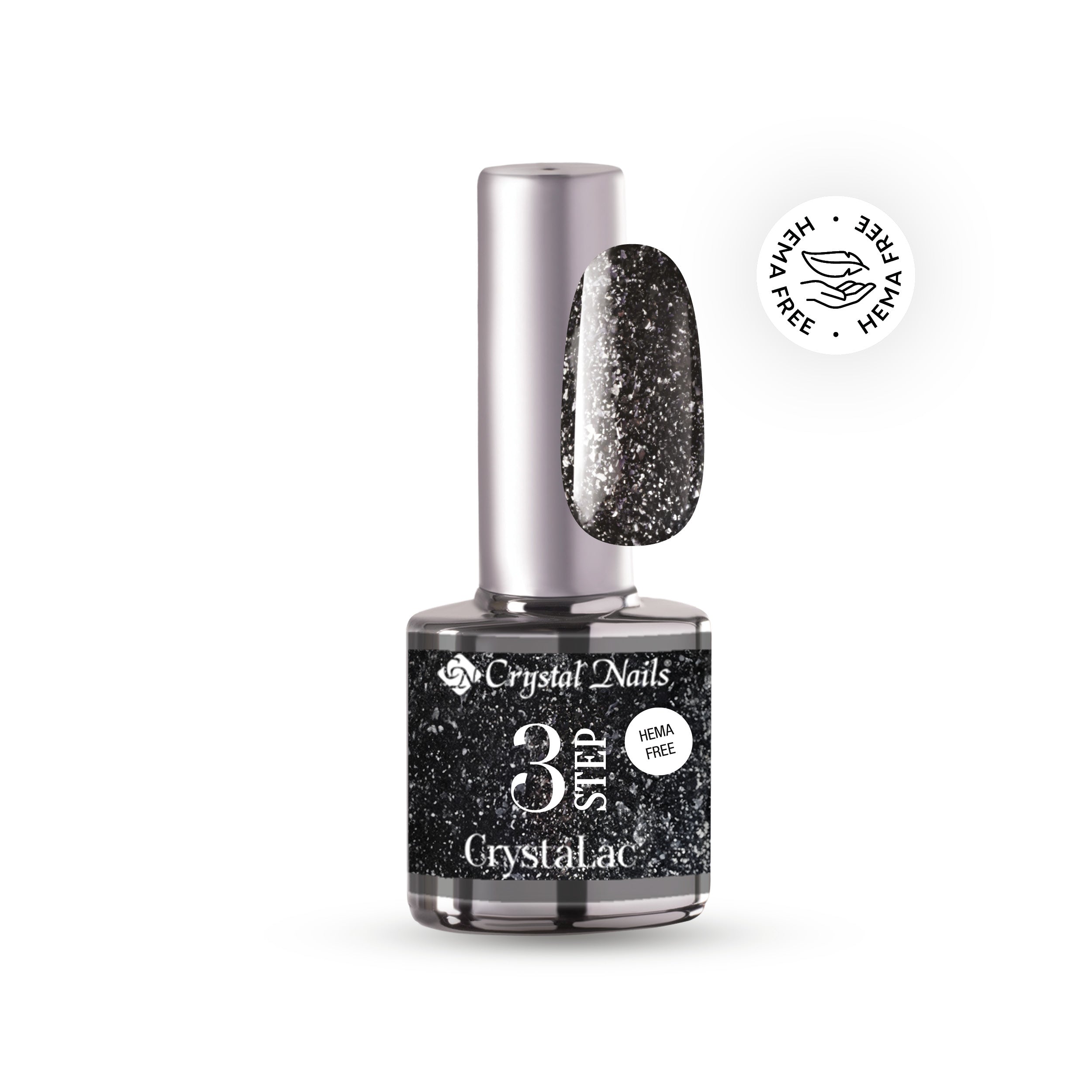 3step HEMA Free CrystaLac - Full Platinum - HF3S FP08 - 8ml – Crystal Nails