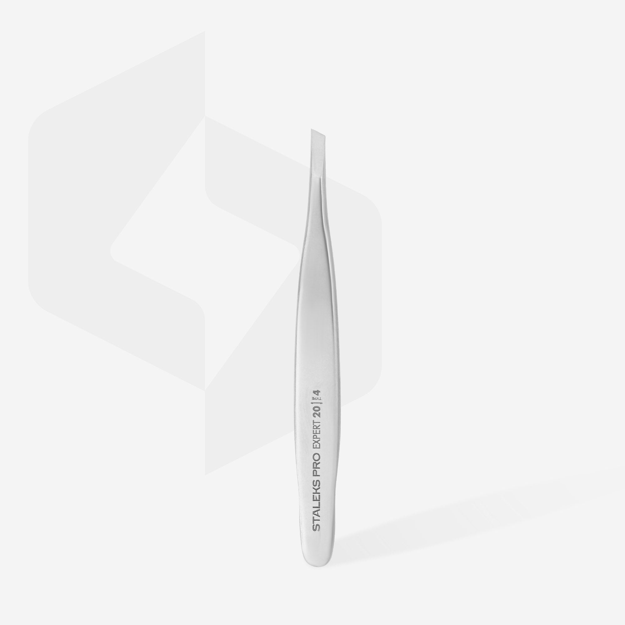Pensetă Sprâncene Îngustă Teșită - EXPERT 20 Type 4 TE-20/4 - Staleks
