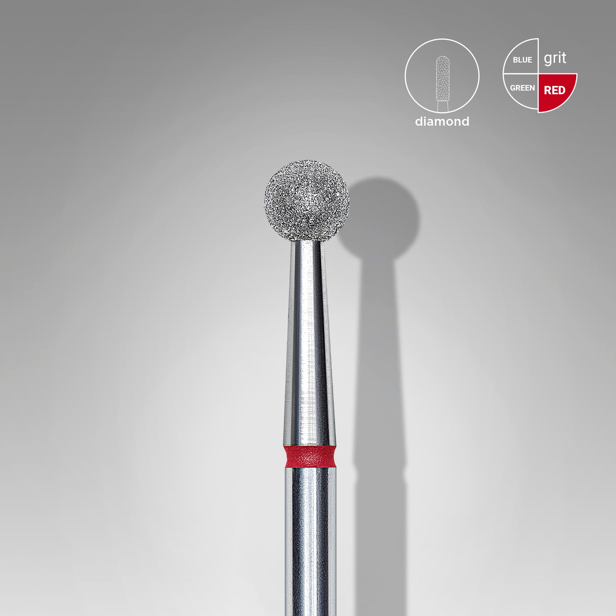 Cap Diamant Bilă Roșu - EXPERT 4 mm FA01R040 - Staleks
