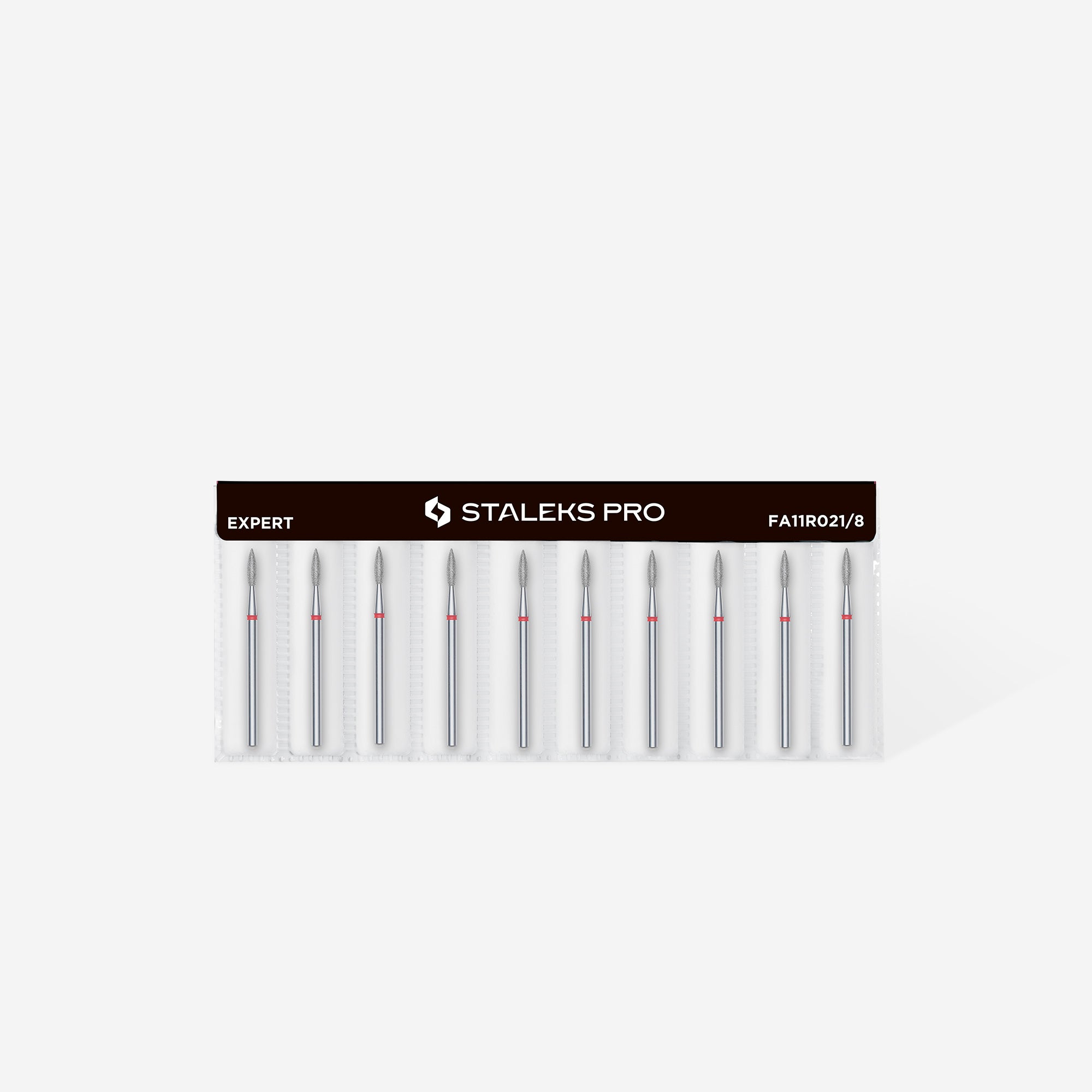 Cap Diamant Flacără Ascuțită Roșu - EXPERT 2,1/8 mm FA11R021/8 - Staleks