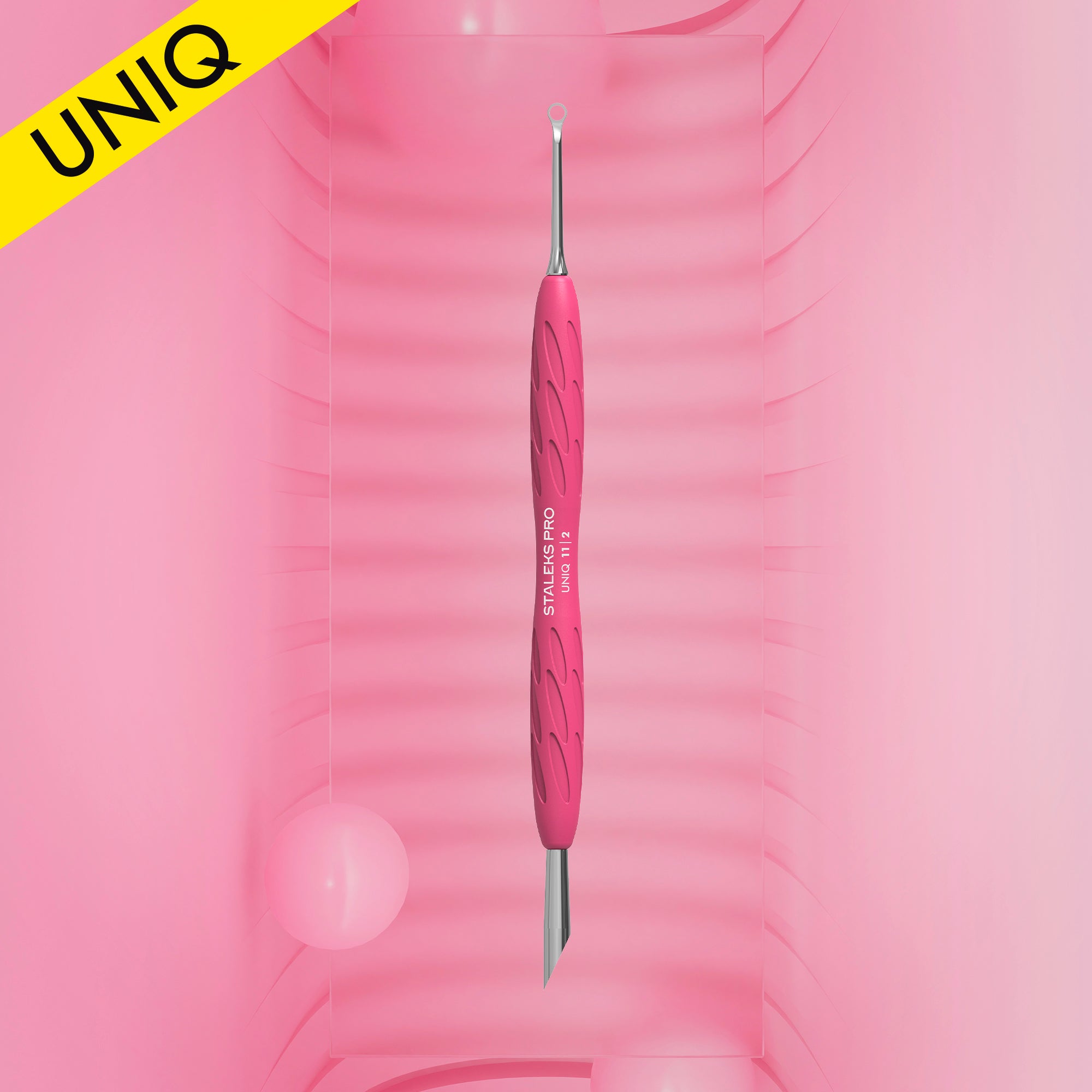 Pusher Gummy Teșit + Buclă - UNIQ 11 Type 2 PQ-11/2 - Staleks