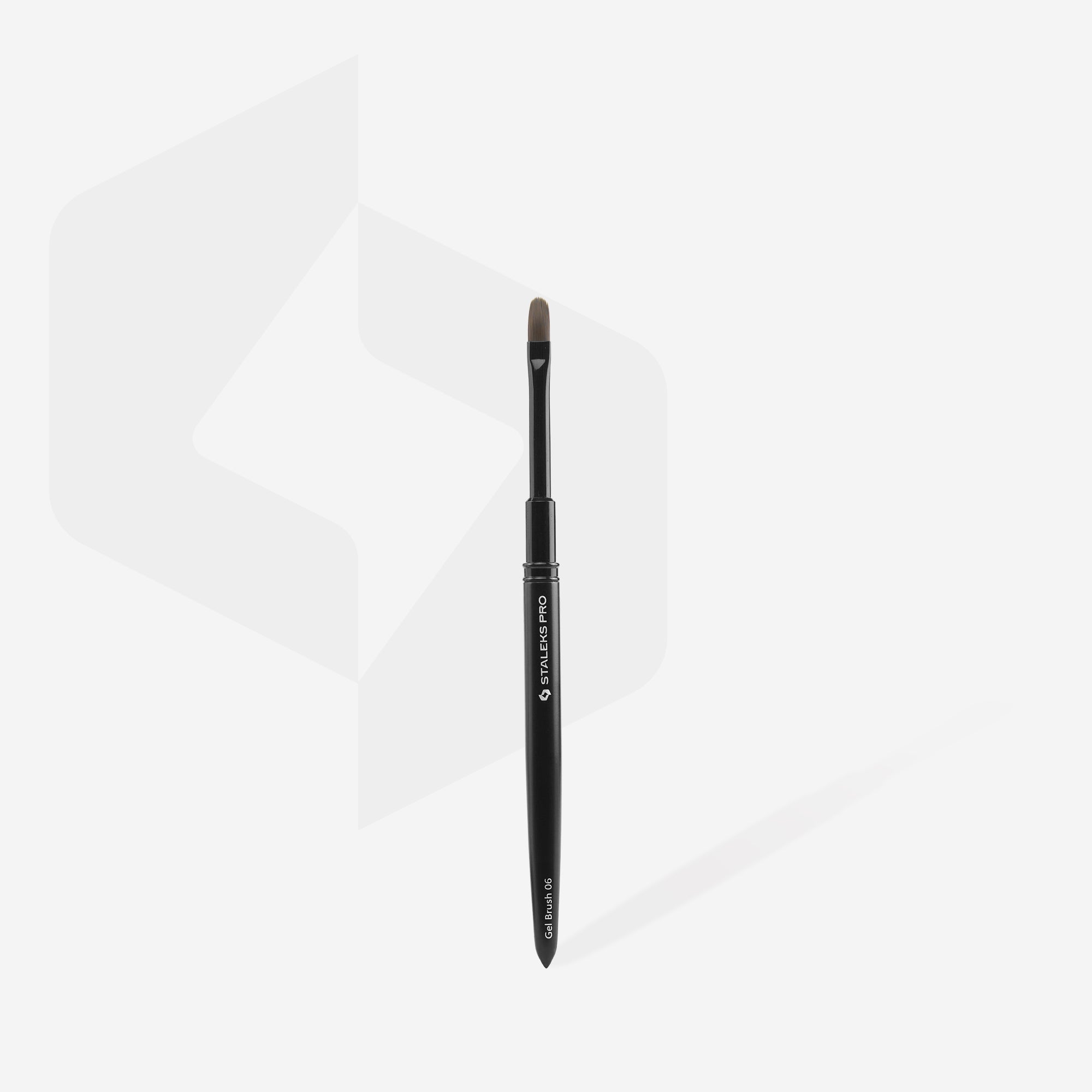 Pensulă Gel Ovală 6 × 11 mm - EXPERT NBE-06 - Staleks