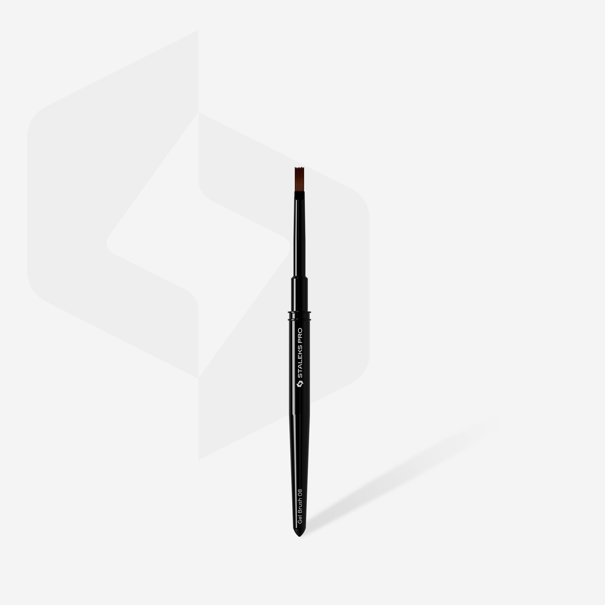 Pensulă Gel Dreaptă 6 × 10 mm - EXPERT NBE-08 - Staleks