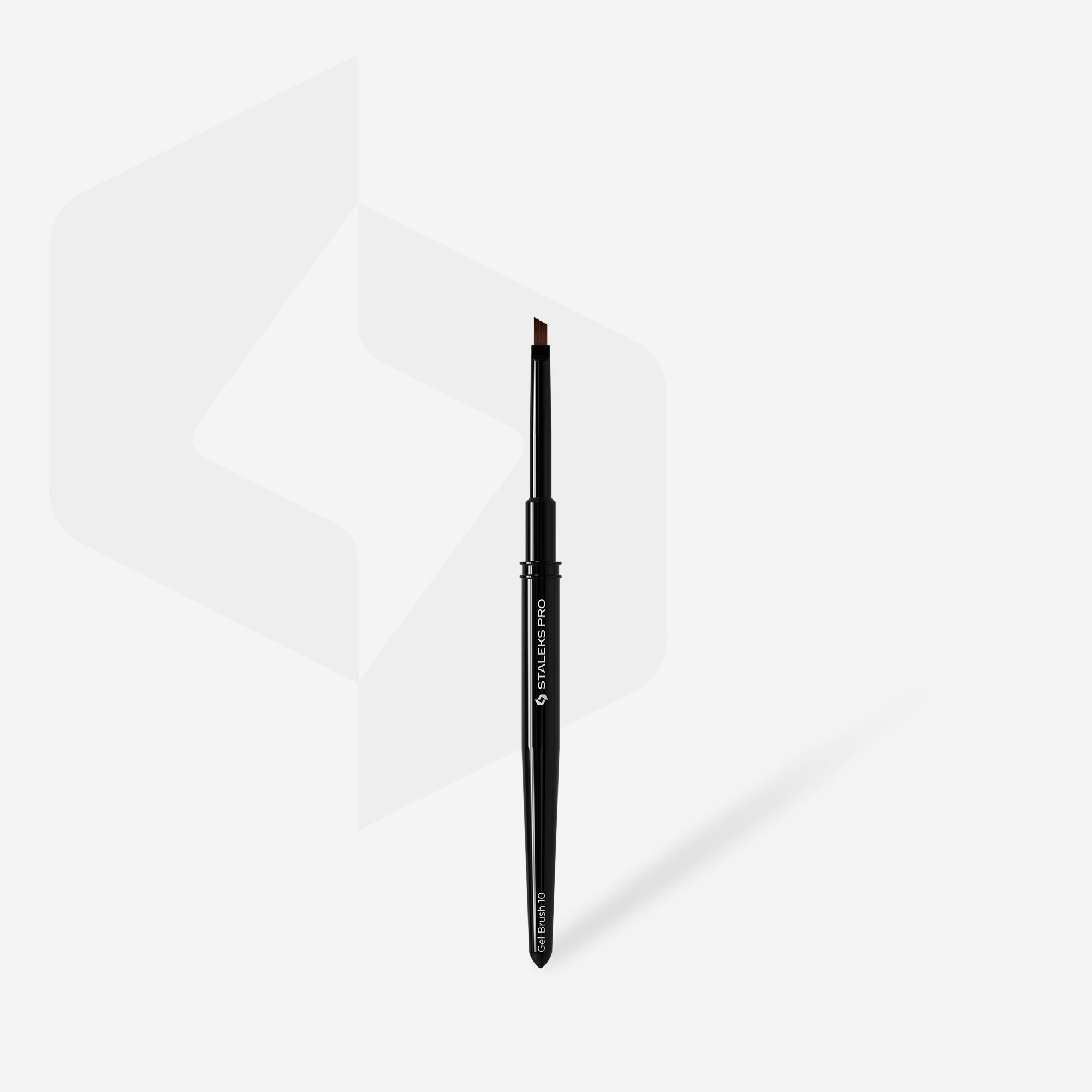 Pensulă Gel Înclinată 4 × 7 mm - EXPERT NBE-10 - Staleks