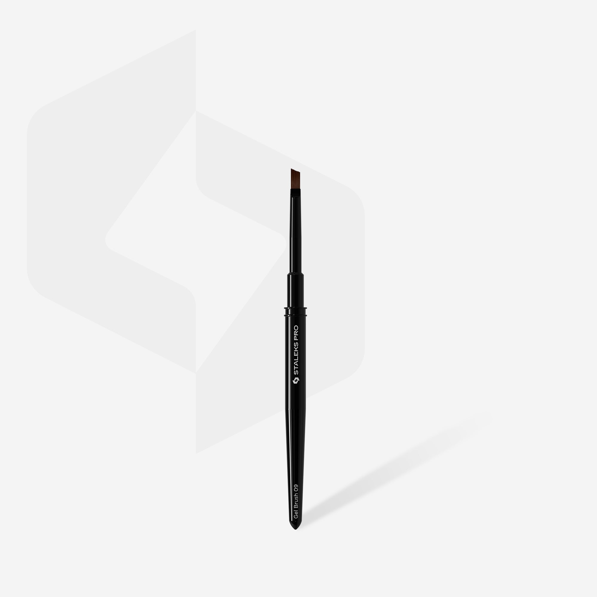 Pensulă Gel Înclinată 6 × 9 mm - EXPERT NBE-09 - Staleks