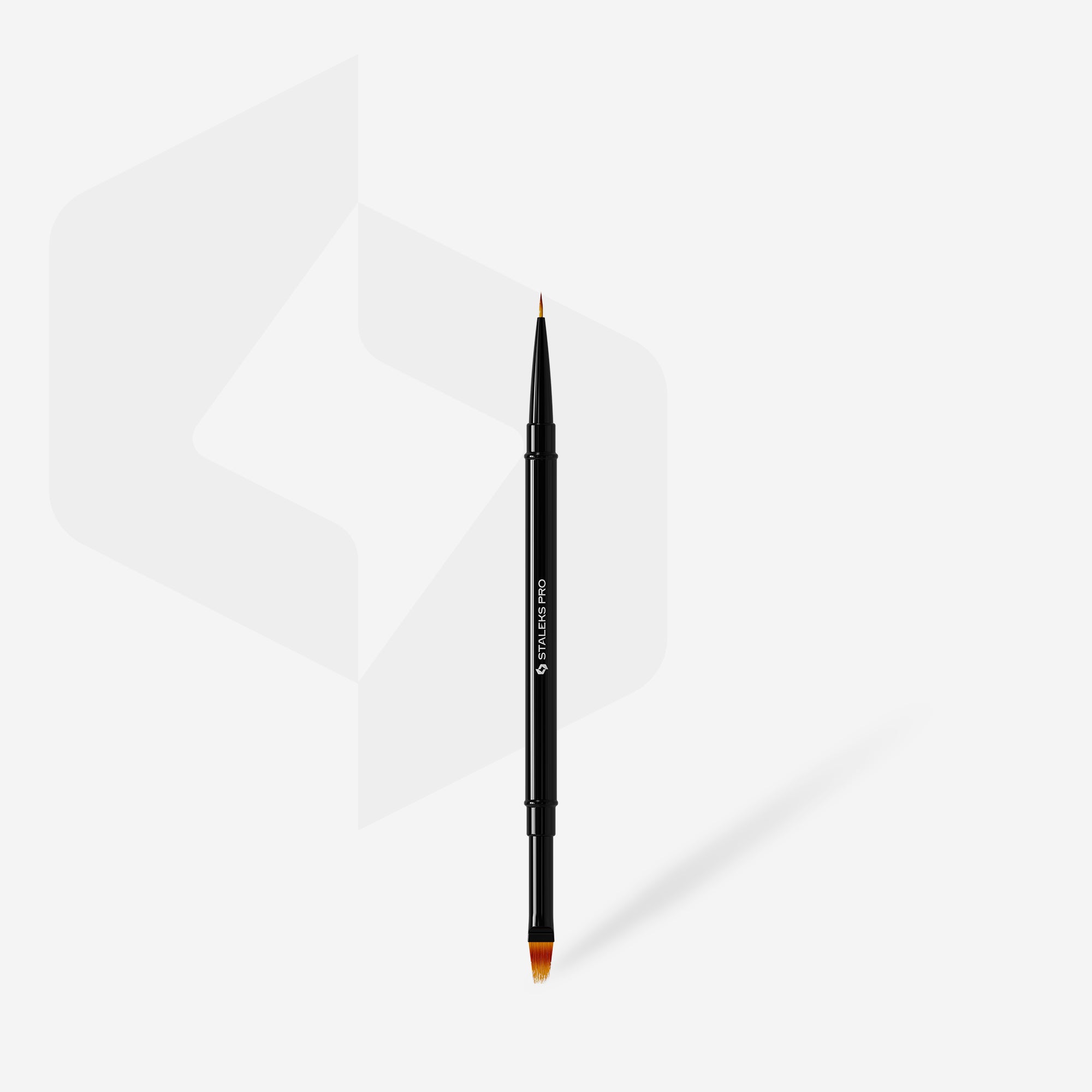 Pensulă Dublă Liner 7 mm / Gradient 11 mm - EXPERT NBE-01/07 - Staleks