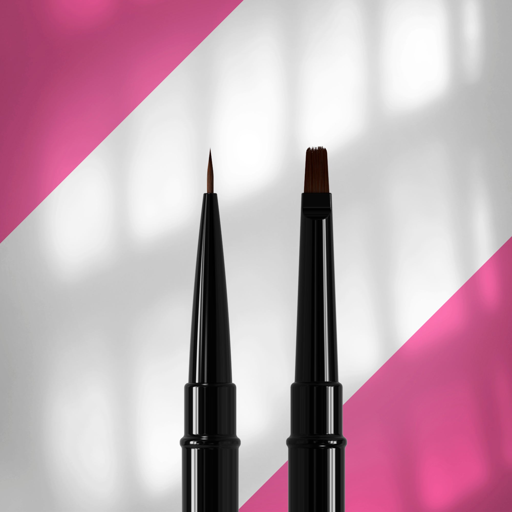 Pensulă Dublă Liner 7 mm / Gel 7 mm - EXPERT NBE-01/04 - Staleks