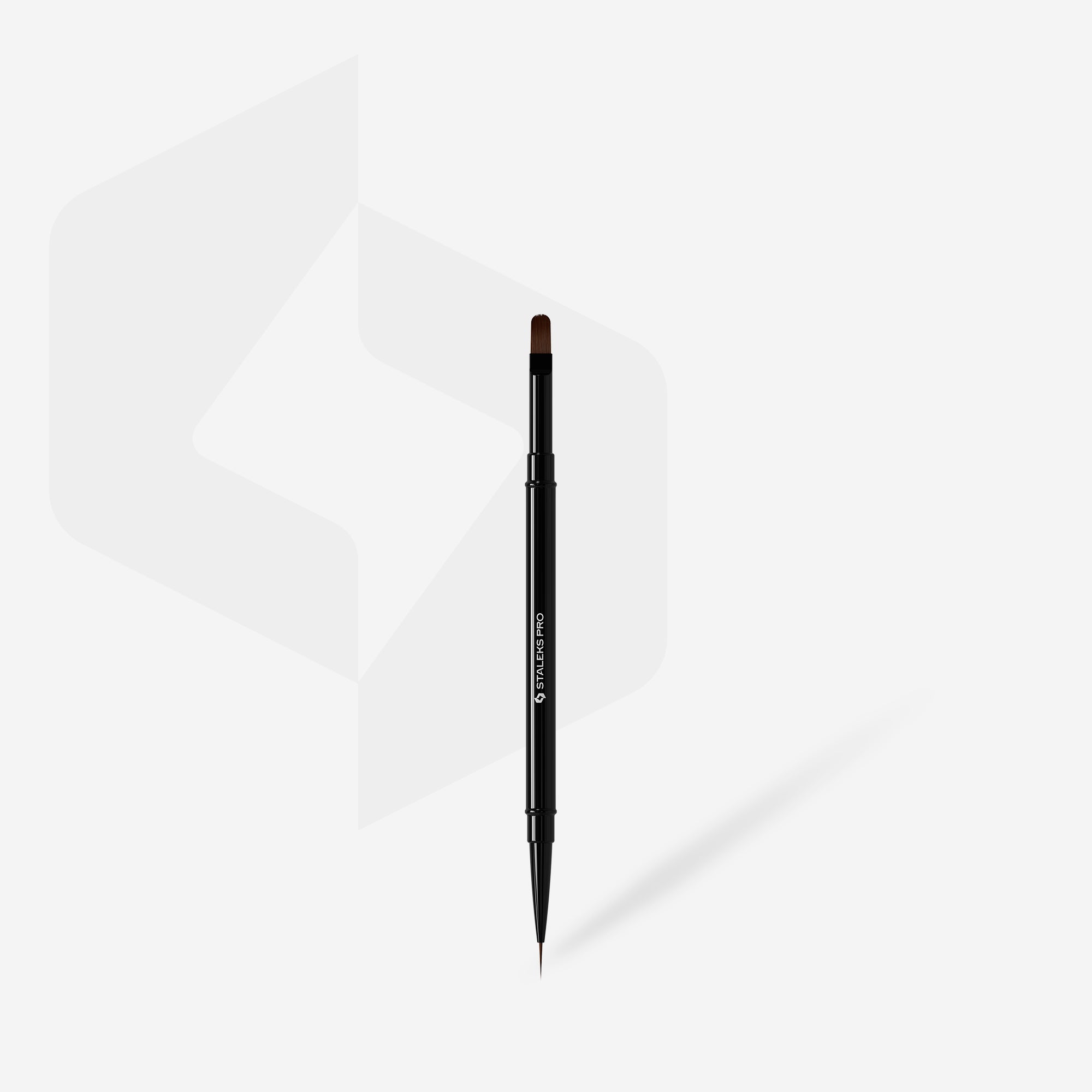 Pensulă Dublă Liner 10 mm / Gel 11 mm - EXPERT NBE-03/06 - Staleks