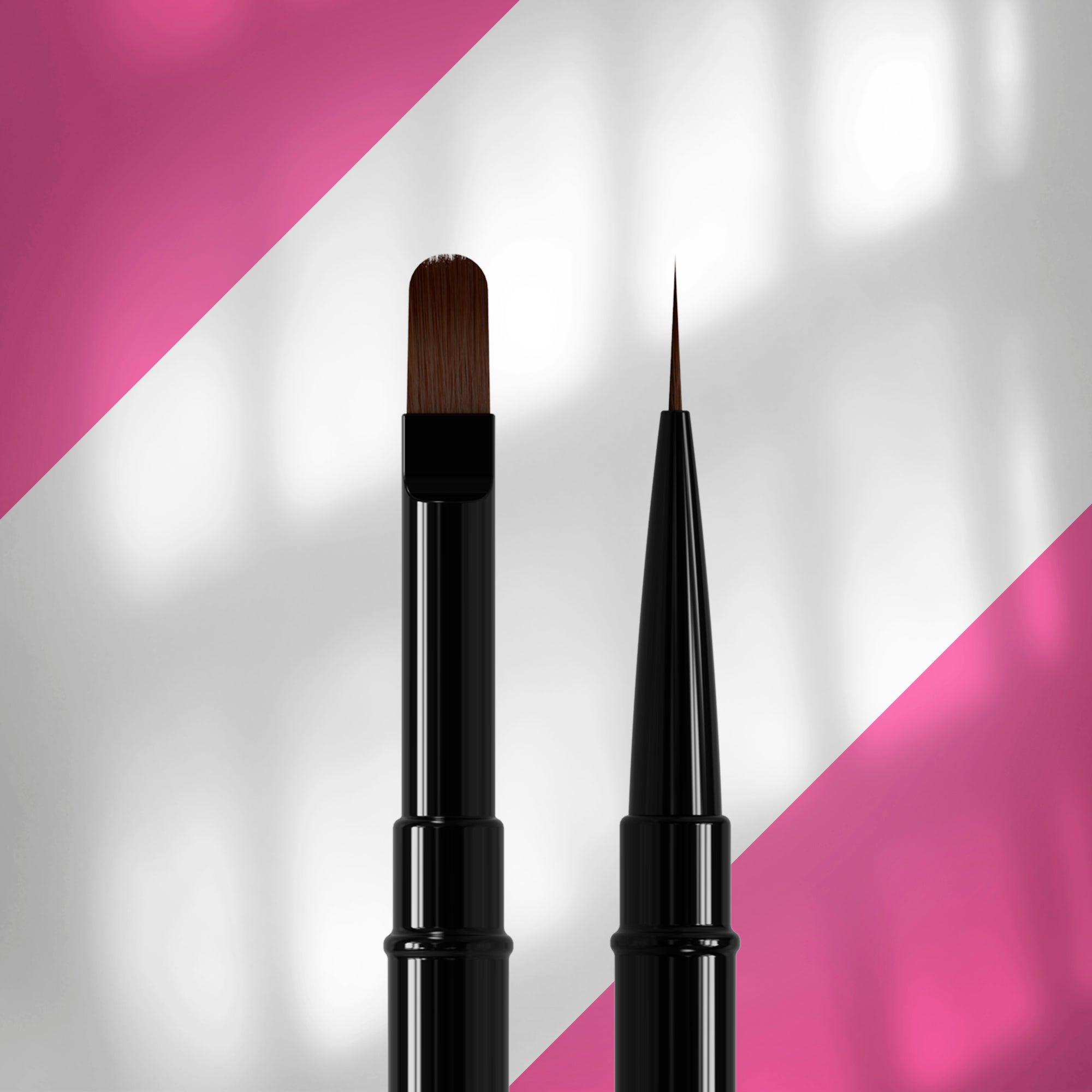 Pensulă Dublă Liner 10 mm / Gel 11 mm - EXPERT NBE-03/06 - Staleks