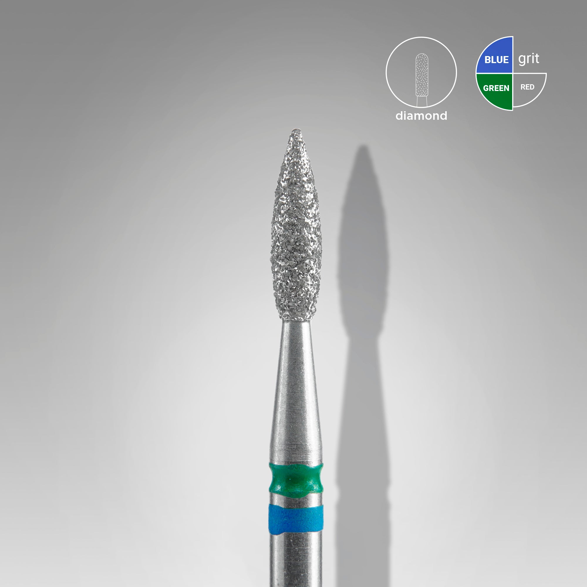 Cap Diamant DUO Flacără Albastru-Verde - EXPERT 2,1/8 mm FA11BG021/8 - Staleks