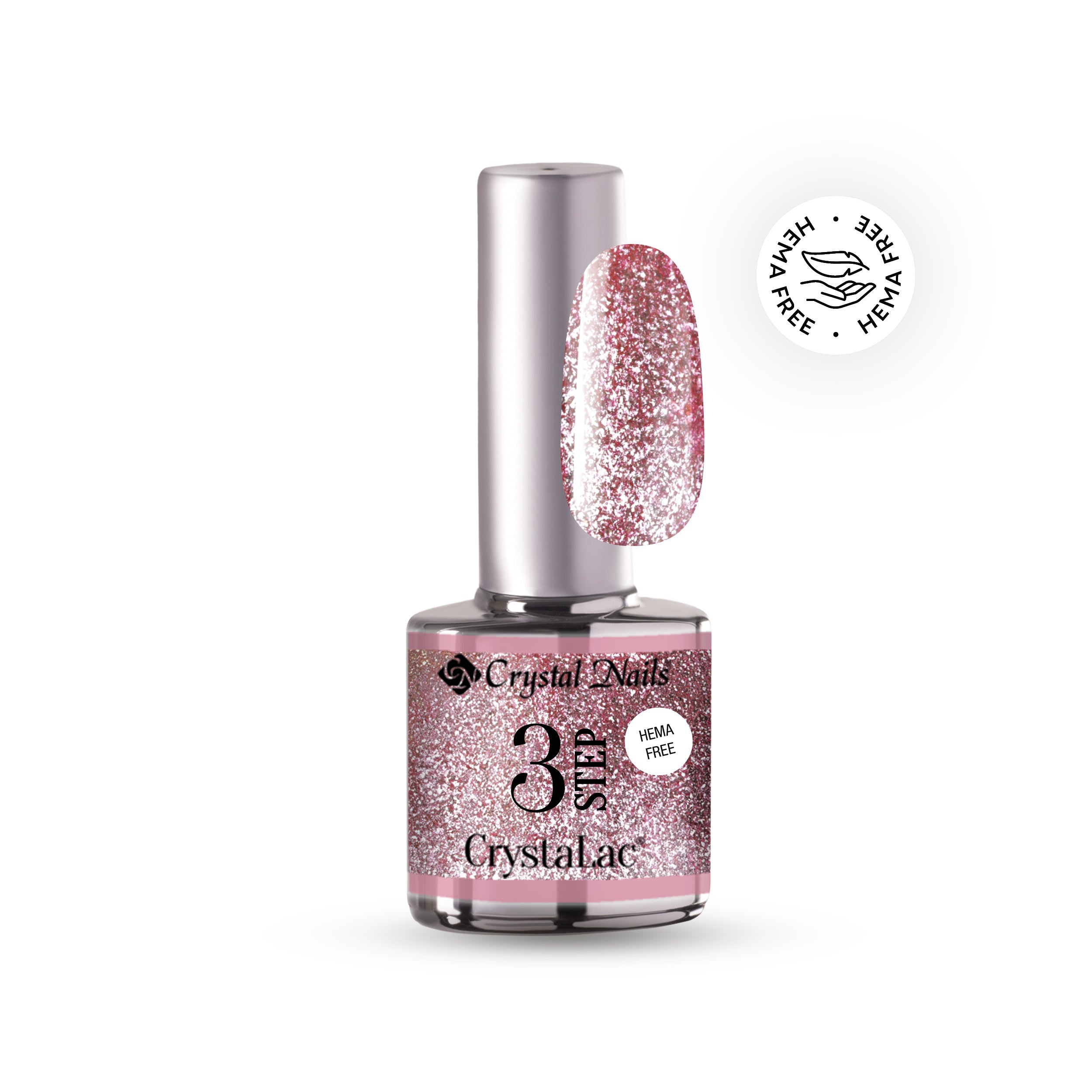 3step HEMA Free CrystaLac - Full Platinum - HF3S FP05 - 8ml image 0