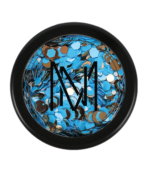 Glitter MN 3 - Albastru - MarilyNails