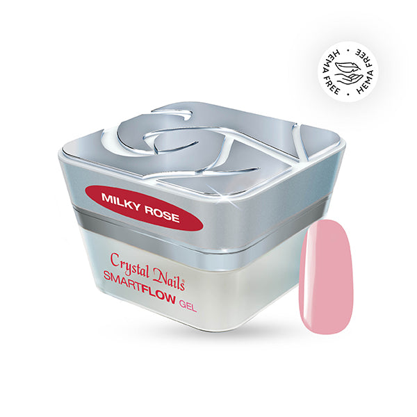 SmartFlow Builder Gel - Milky Rose – Crystal Nails