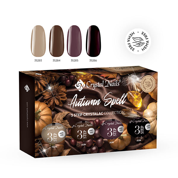 3Step CrystaLac Kit - Autumn Spell 2026 - Crystal Nails