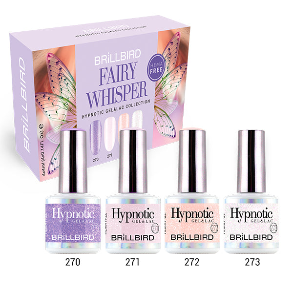Kit Hypnotic Gel&Lac Fairy Whisper - 4x - 4ml - BrillBird