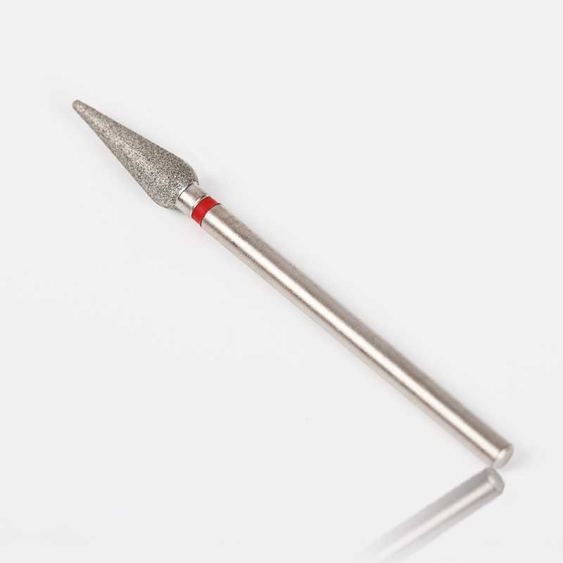 Cap Diamantat Conic Ascutit - Rosu image 0