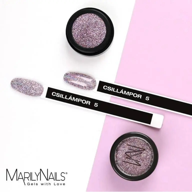 MN GLITTER POWDER - 5 - HOLO PURPLE image 2