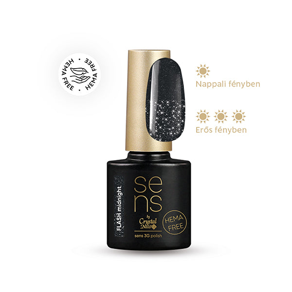 Sens 3G Polish Flash  - Flash Midnight 4ml image 0