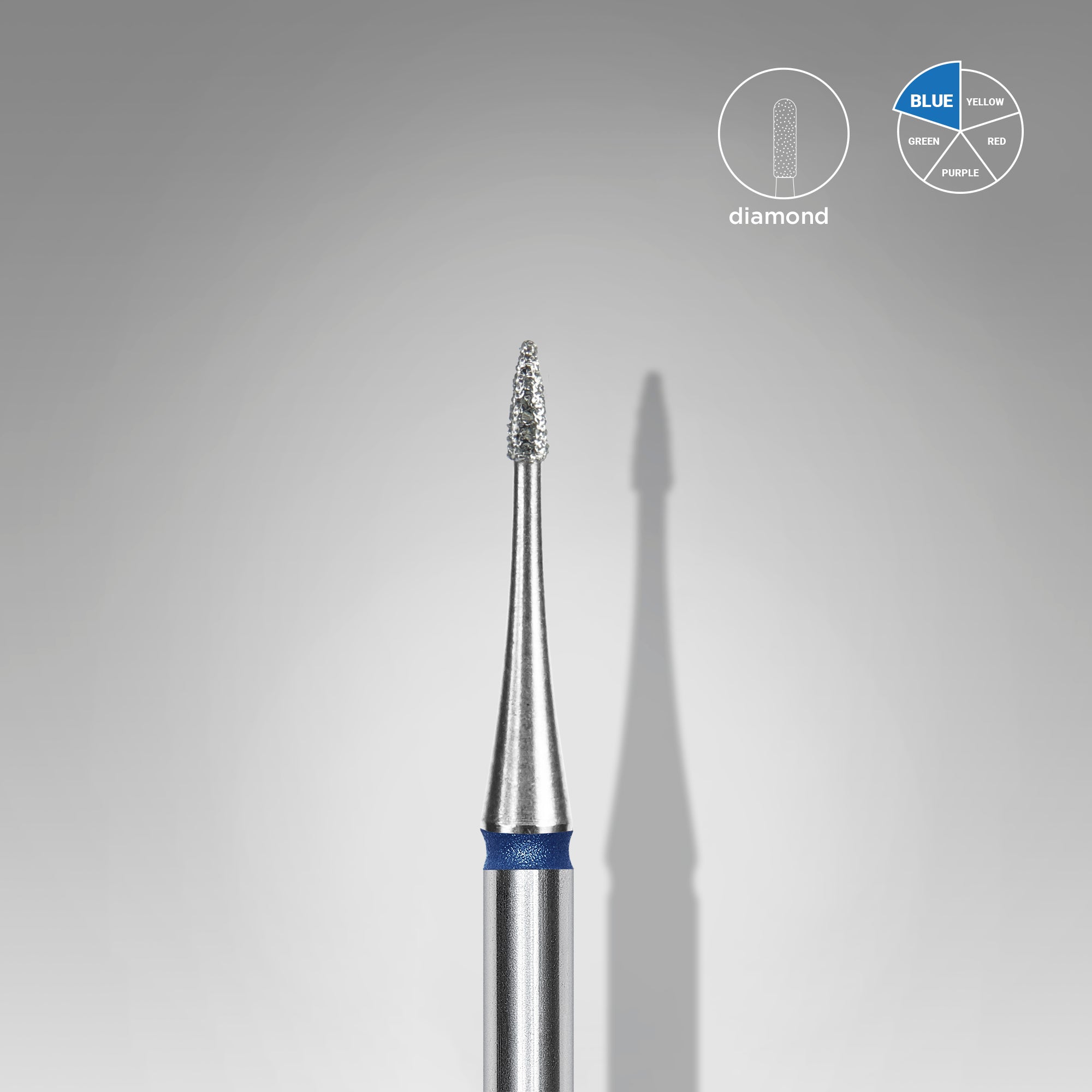 Cap Diamant Flacără Mini Albastru - EXPERT 1/3 mm FA12B010/3 - Staleks