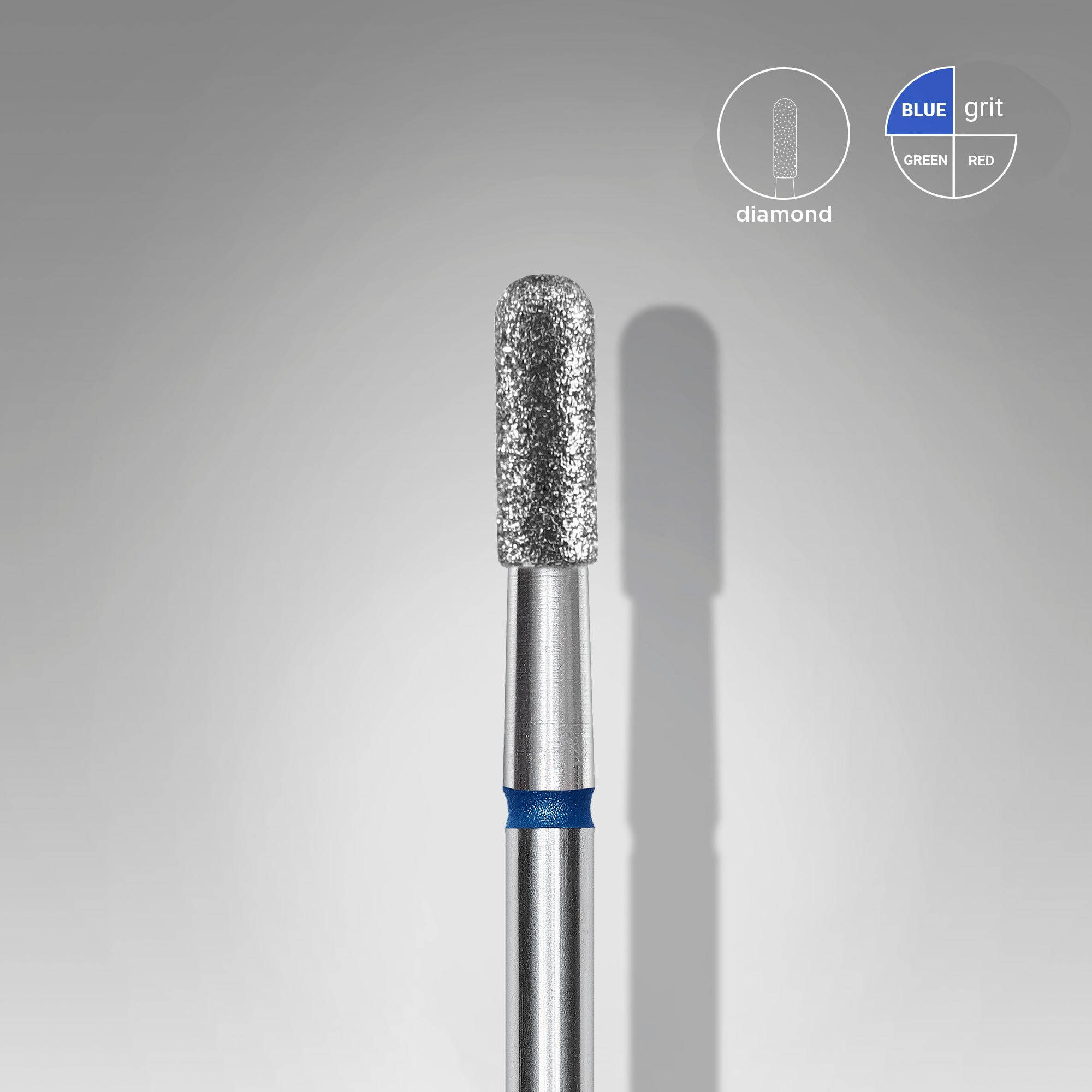 Cap Diamant Cilindru Rotunjit Albastru - EXPERT 2,3/6,5 mm FA30B023/6.5 - Staleks