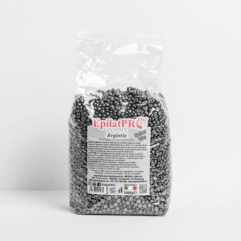 CEARA FILM GRANULE - ARGINTIE (Braber Wax) - 1kg - EPILATPRO image 0