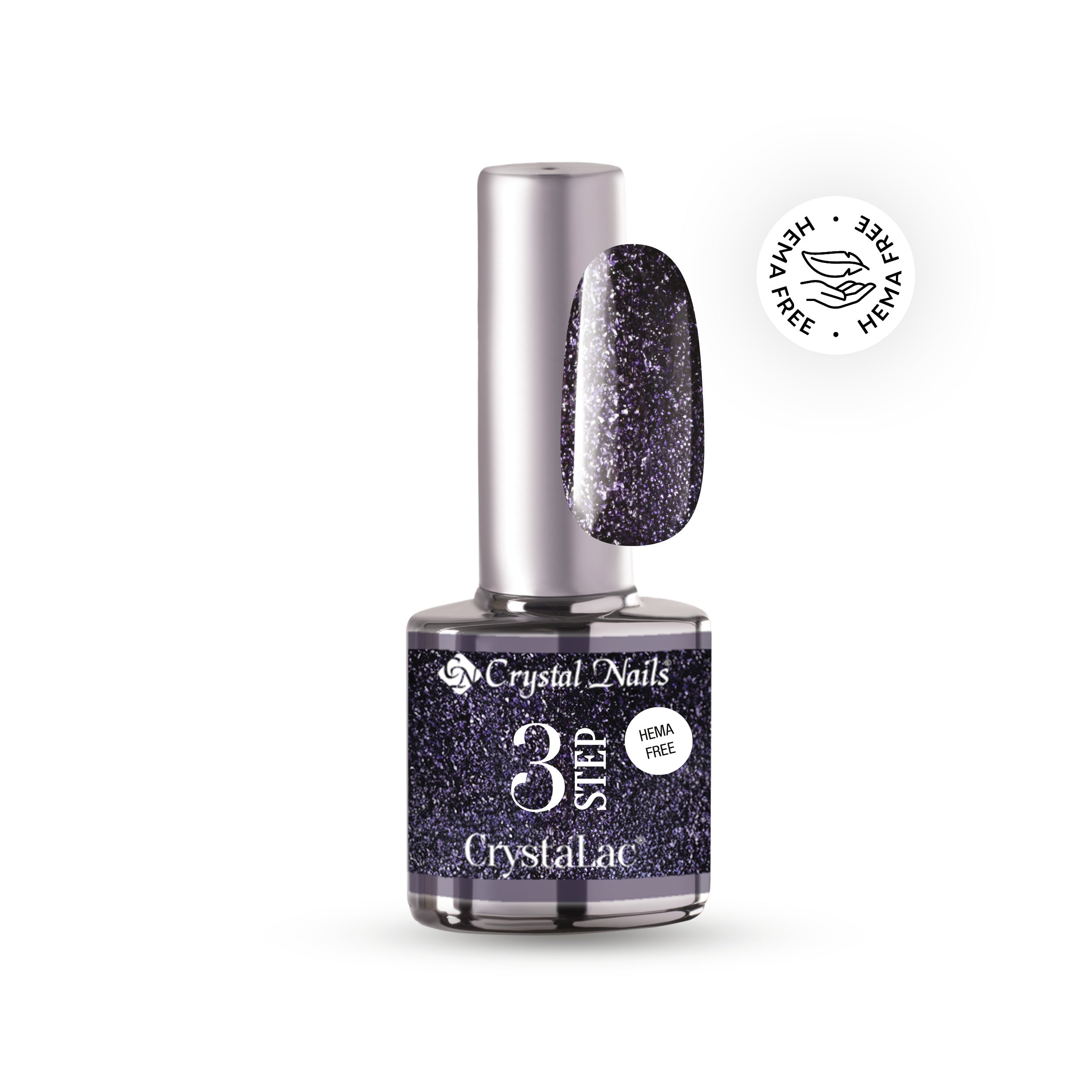 3step HEMA Free CrystaLac - Full Platinum - HF3S FP07 - 8ml image 0