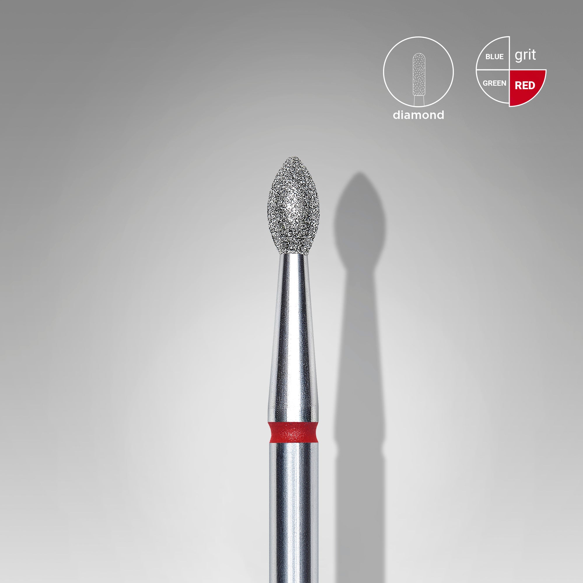 Cap Diamant Mugure Ascuțit Roșu - EXPERT 2,5/4,5 mm FA60R025/4.5 - Staleks