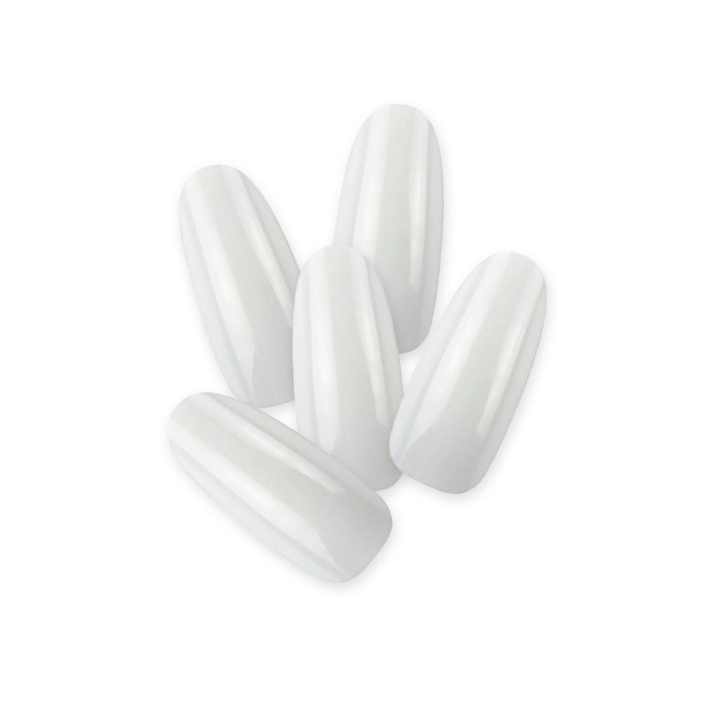 Tips Exersare Nail Art White – 50buc image 0