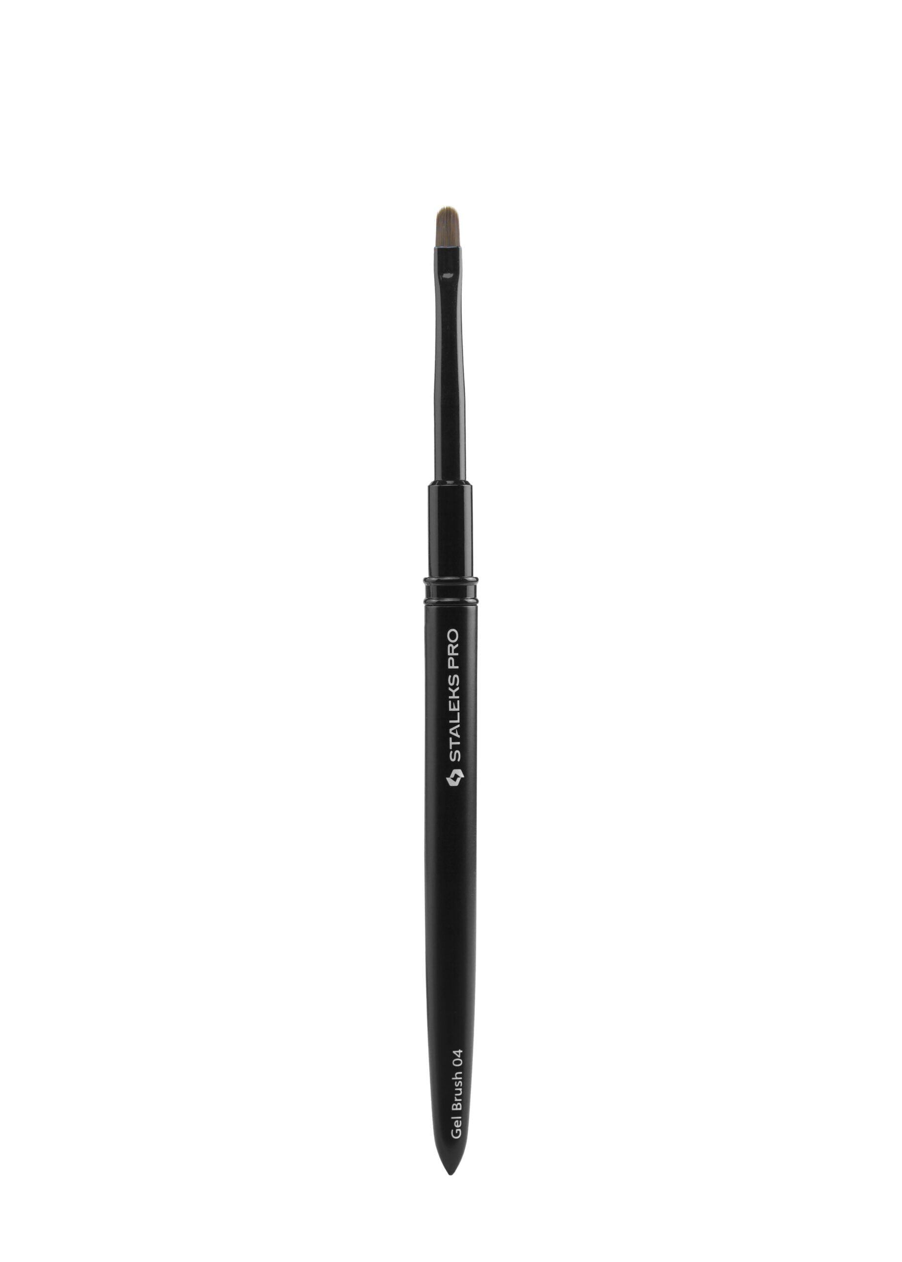 Pensulă pentru gel EXPERT – lățime 4 mm / lungime 7 mm - STALEKS - NBE-04 image 0