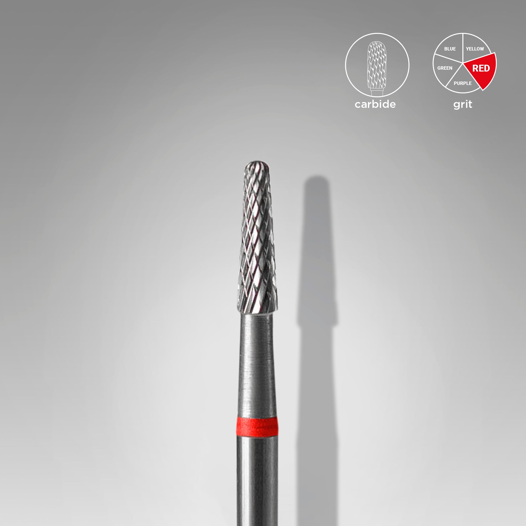 Cap Carbid Con Roșu - EXPERT 2,3/8 mm FT71R023/8 - Staleks