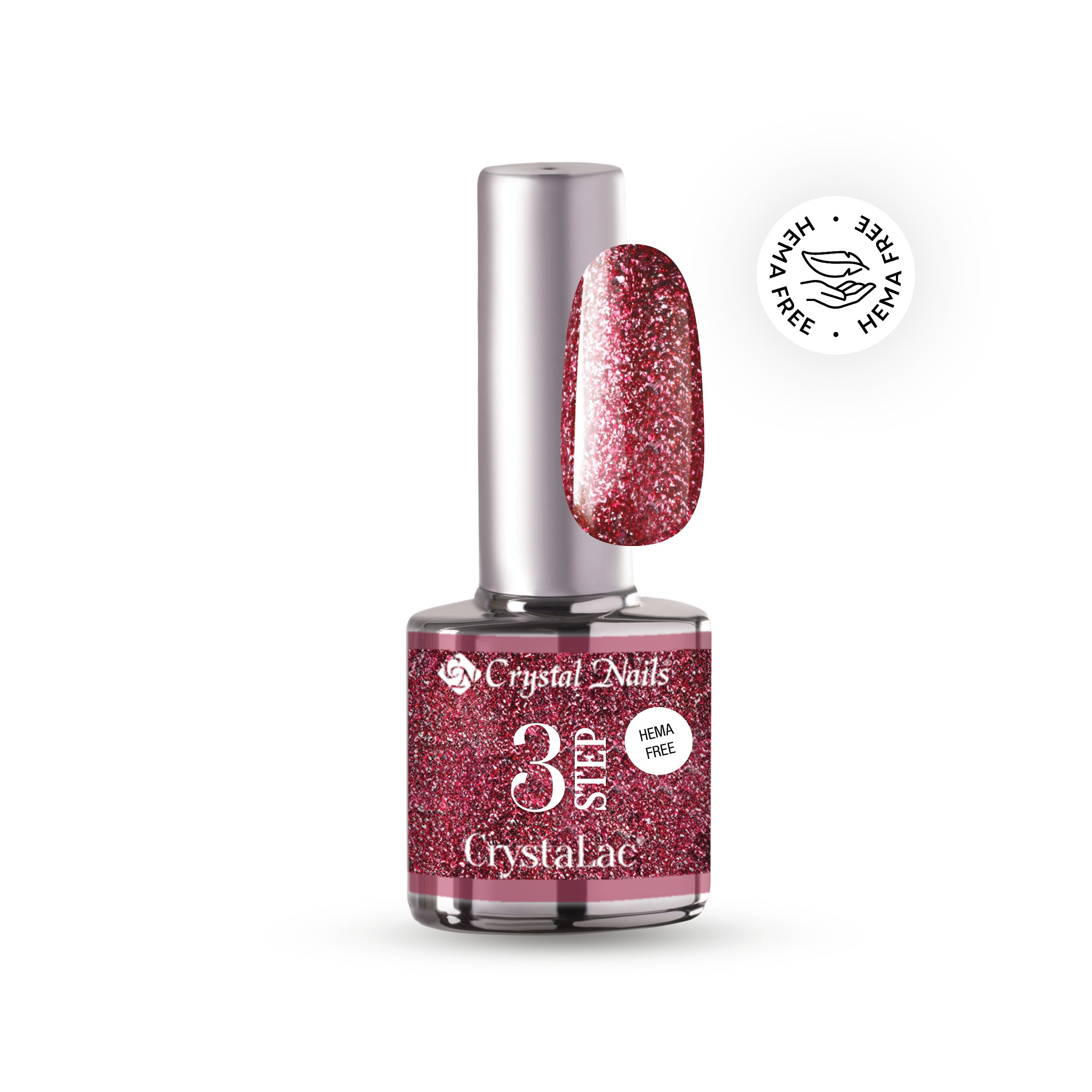 3step HEMA Free CrystaLac - Full Platinum - HF3S FP06 - 8ml image 0